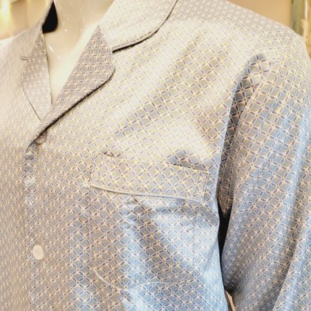 남성 광택 실크필 파자마세트