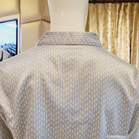 남성 광택 실크필 파자마세트