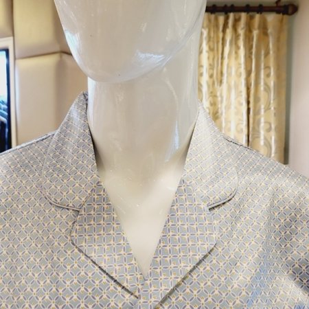 커플 부드러운 실크필 파자마세트