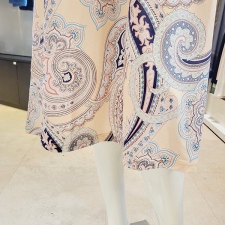 스판 페이즐리나염 원피스 홈웨어