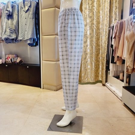 남성 파스텔 체크 홈웨어바지