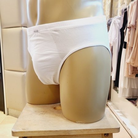 순면 화이트 남성 삼각팬티