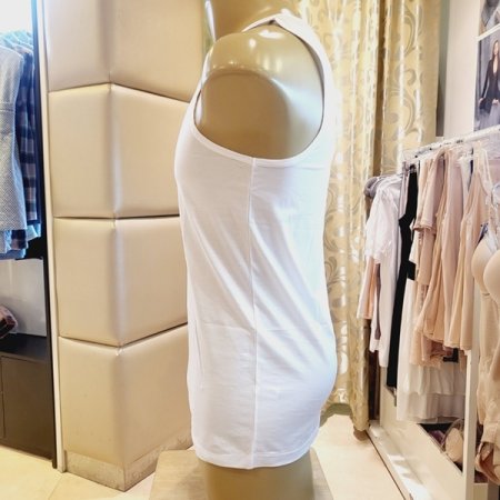 화이트 면80수 런닝 트렁크 세트