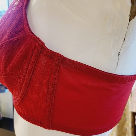 레이스 풀컵 홑겹브라 헴팬티세트