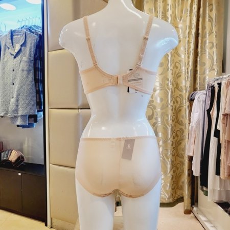 스킨 레이스 풀컵 홑겹브라 속옷세트