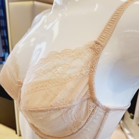 스킨 레이스 풀컵 홑겹브라 속옷세트