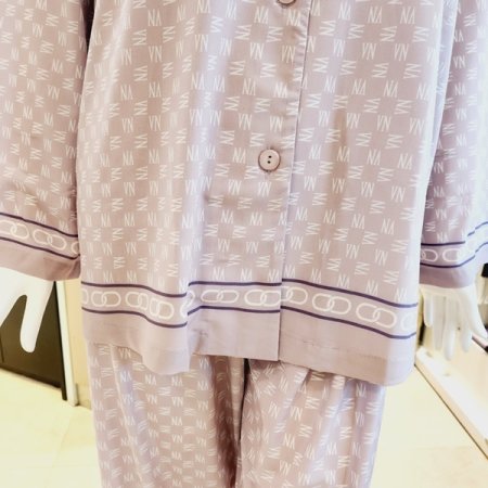 여성 카라넥 초경량 파자마세트