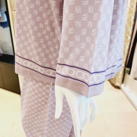 여성 카라넥 초경량 파자마세트