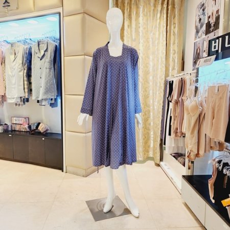 블랙라벨 초경량 VN로고 여성가운