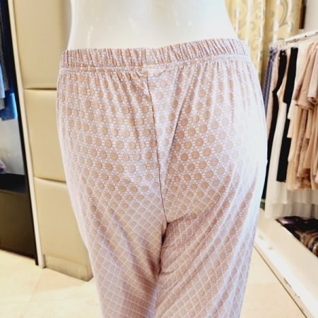 보더꽃나염 스판 여성 홈웨어바지