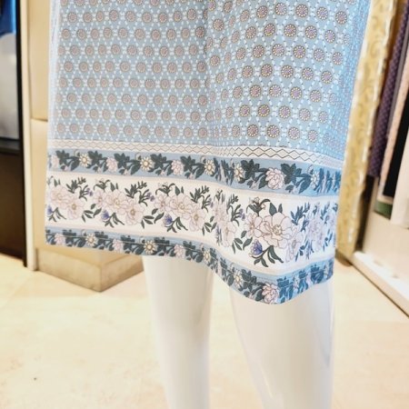 브이넥 스판 원피스 홈웨어