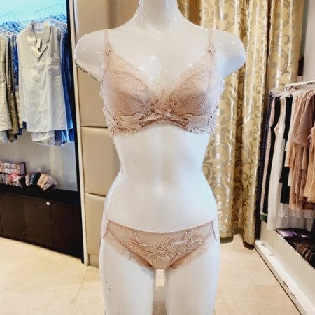 레이스커버 패드브라 헴팬티세트