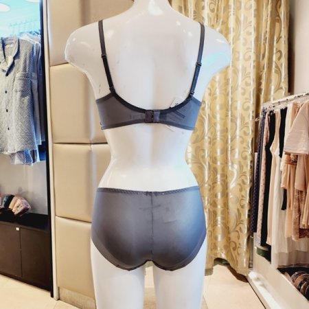 C컵D컵 레이스패드브라 헴팬티 세트