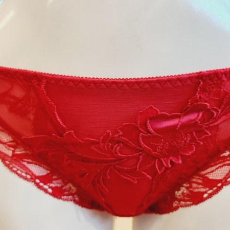 C컵D컵 레이스패드브라 헴팬티 세트