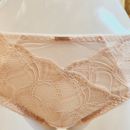 여성 레이스 헴라인팬티 2색택1