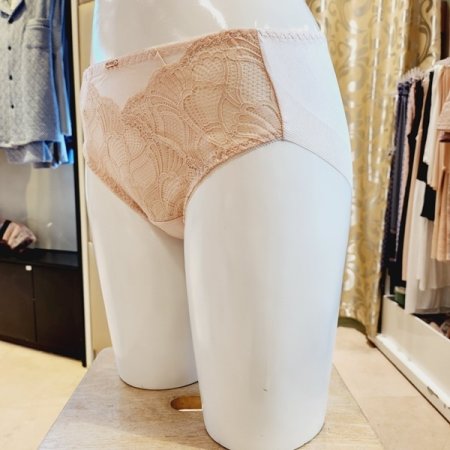 여성 레이스 헴라인팬티 2색택1