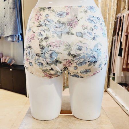 부드러운 모달 플라워 여성팬티 크림