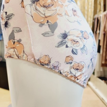 밑위높은 플라워 모달 여성팬티 핑크