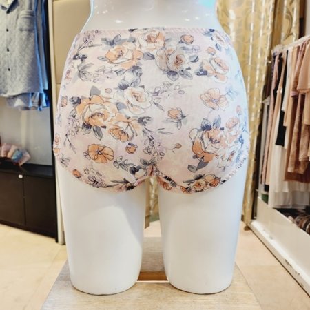 밑위높은 플라워 모달 여성팬티 핑크