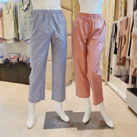 광택 면80수 커플 파자마바지