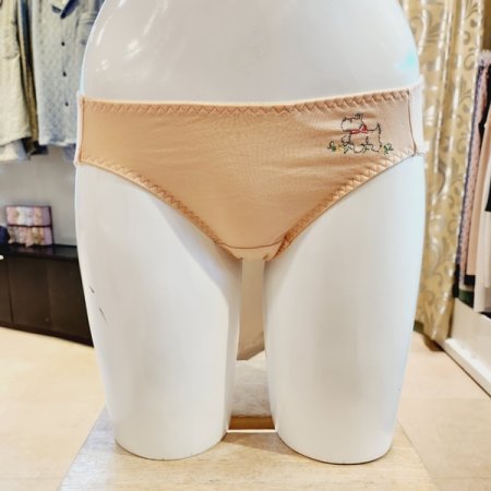 3색택1 강아지자수 여자 면팬티