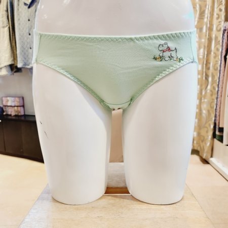 순면 강아지자수 여자면팬티 7종세트