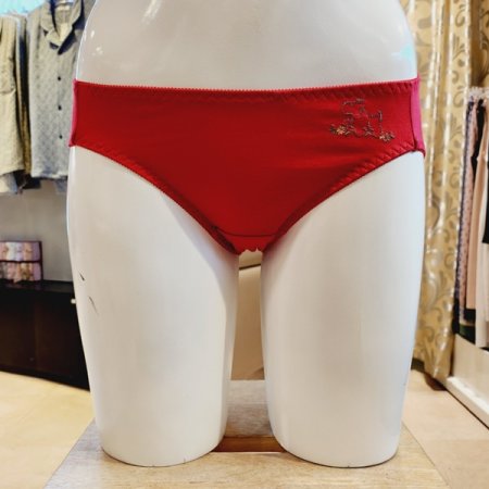 순면 강아지자수 여자면팬티 7종세트