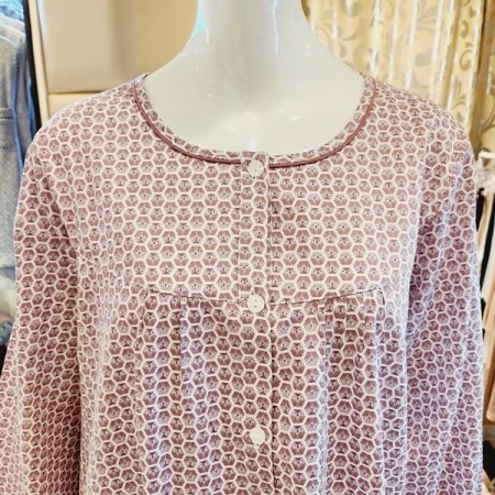 귀여운 부엉이나염 여성 면원피스 잠옷