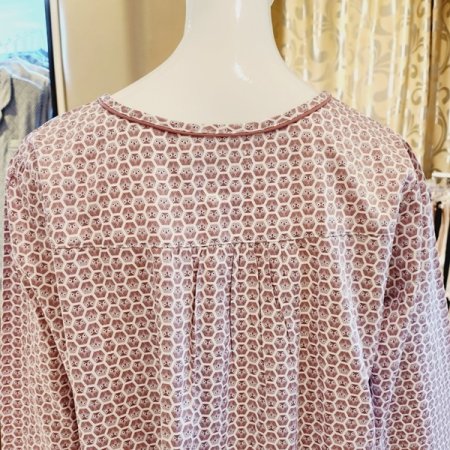 귀여운 부엉이나염 여성 면원피스 잠옷