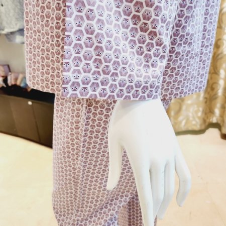 부엉이나염 여성 면 파자마세트