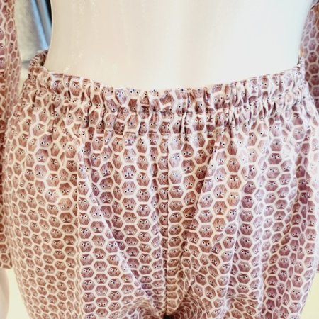 커플 귀여운 부엉이나염 파자마세트