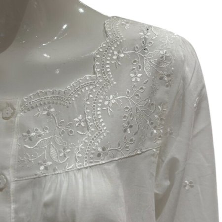 아사면 스퀘어넥 원피스 파자마