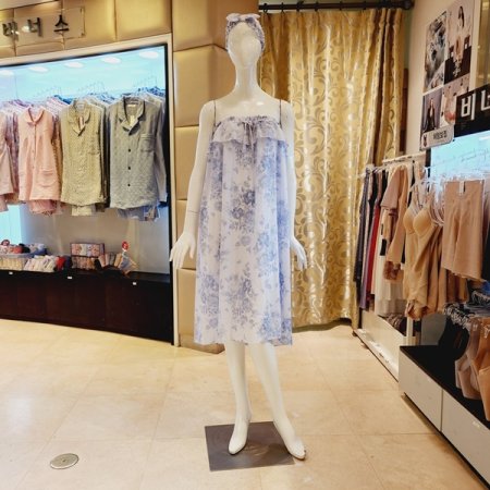 초경량 꽃나염 오프숄더 골프가운