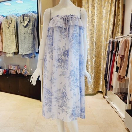 초경량 꽃나염 오프숄더 골프가운