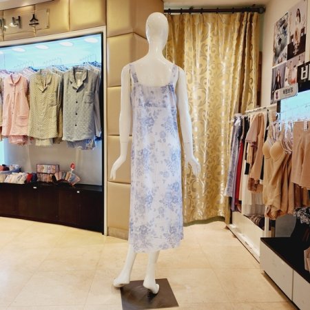 하늘하늘한 초경량 꽃나염 가운세트