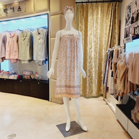 스판 꽃 보더나염 골프가운