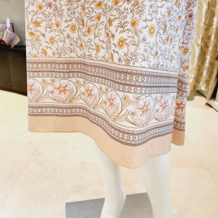 꽃 보더나염 컵드레스 홈웨어