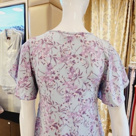 플라워프린트 컵 원피스 홈웨어