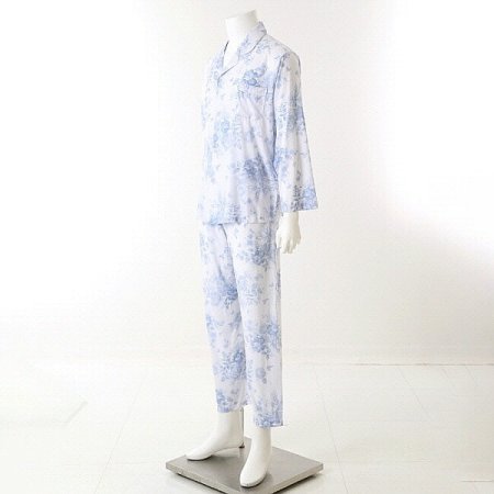 플라워프린트 초경량 남성 파자마