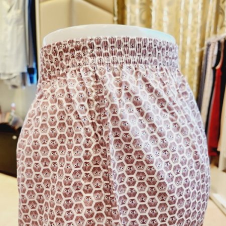 남자 면80수 부엉이나염 트렁크팬티