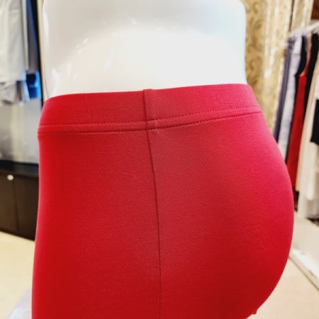 남성 빨간색 면 모달 드로즈팬티