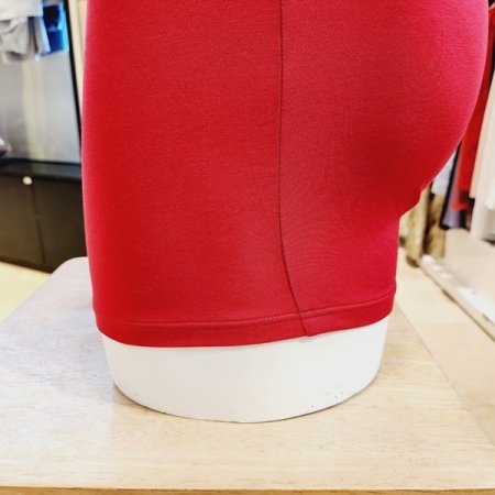 남성 빨간색 면 모달 드로즈팬티