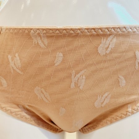 탄탄한 사틴원단 물결헴 여성팬티