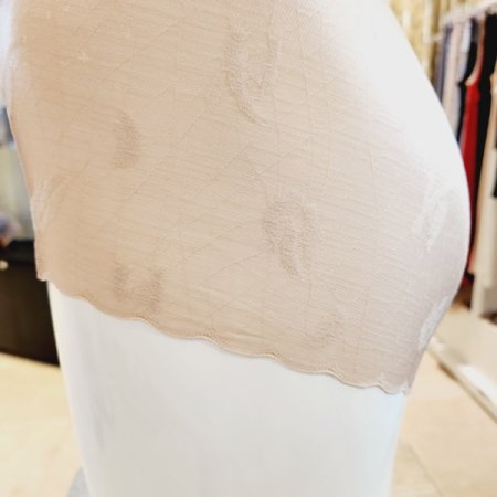 탄탄한 사틴원단 물결헴 여성팬티