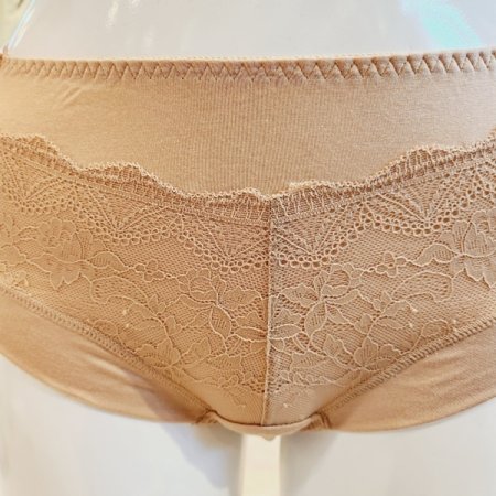 모달 힙레이스 밑위높은 여성팬티