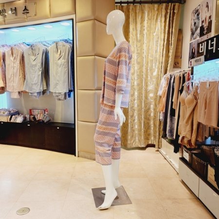 스판 에스닉나염 여성 홈웨어세트