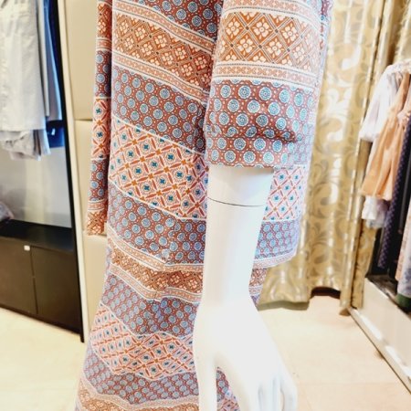 스판 에스닉나염 여성 홈웨어세트