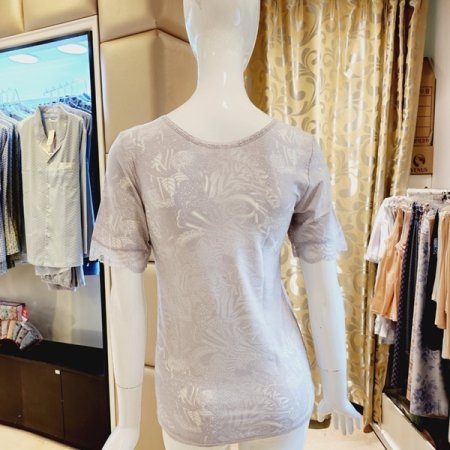 보들보들 모달 번아웃 여성 반팔런닝