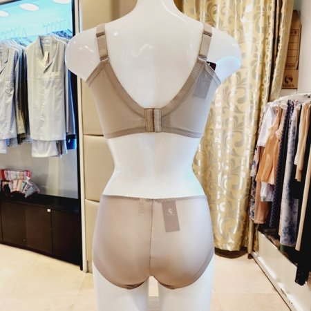 C컵 D컵 넓은날개 보정브라 팬티세트