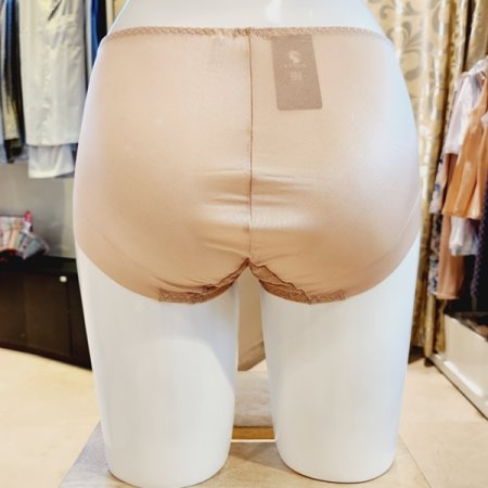 스트레치 망 자카드 헴라인팬티